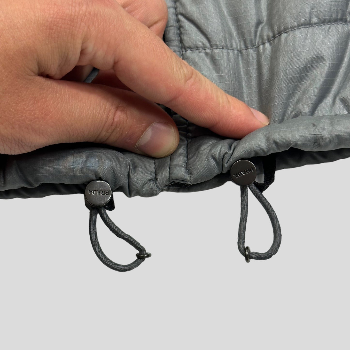 Prada Milano 2014 Ripstop Nylon Puffer Jacket - IT48 | Default Title, Grey