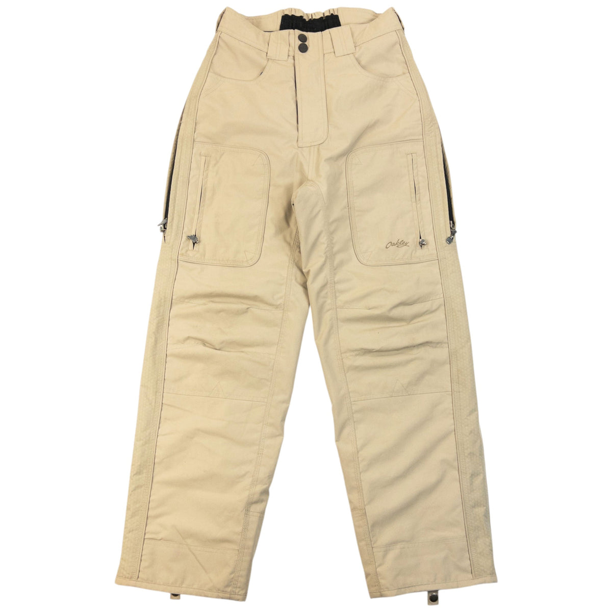 Vintage 2000s Oakley Snowboarding Trousers Size S | Small, Beige