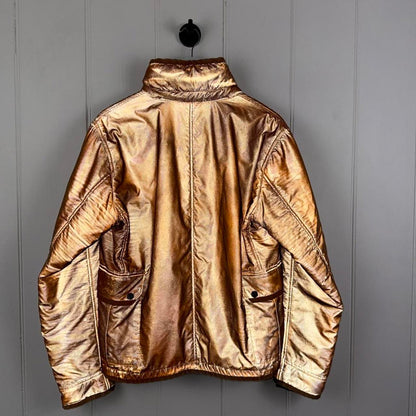 2012 Stone Island Liquid Reflective Jacket Bronze (L) | Large, Bronze