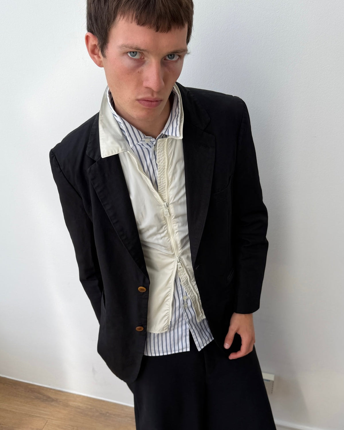Comme Des Garçons Homme Plus SS17 Blazer | Large, Black