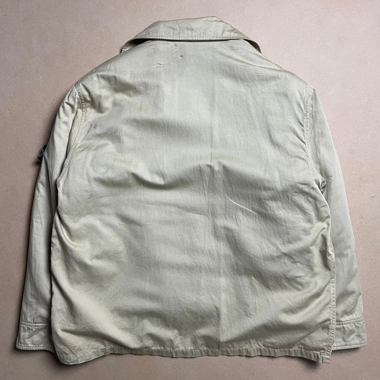 A/W 1993 Sand Gold Raso Gommato Multi Pocket Field Jacket