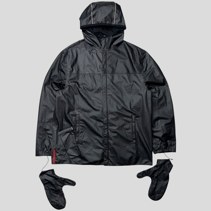 Prada Sport 1999 Hydrophobic Taped Seam Reversible Glove Jacket - IT50 (L) | Default Title, Multicoloured