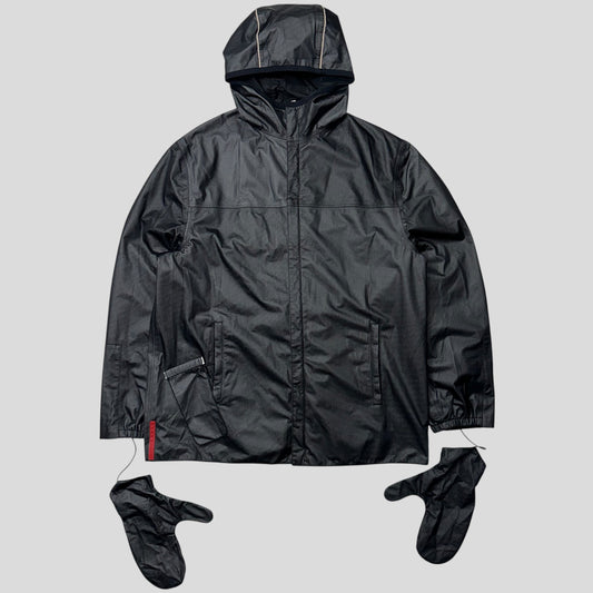 Prada Sport 1999 Hydrophobic Taped Seam Reversible Glove Jacket - IT50 (L) | Default Title, Multicoloured