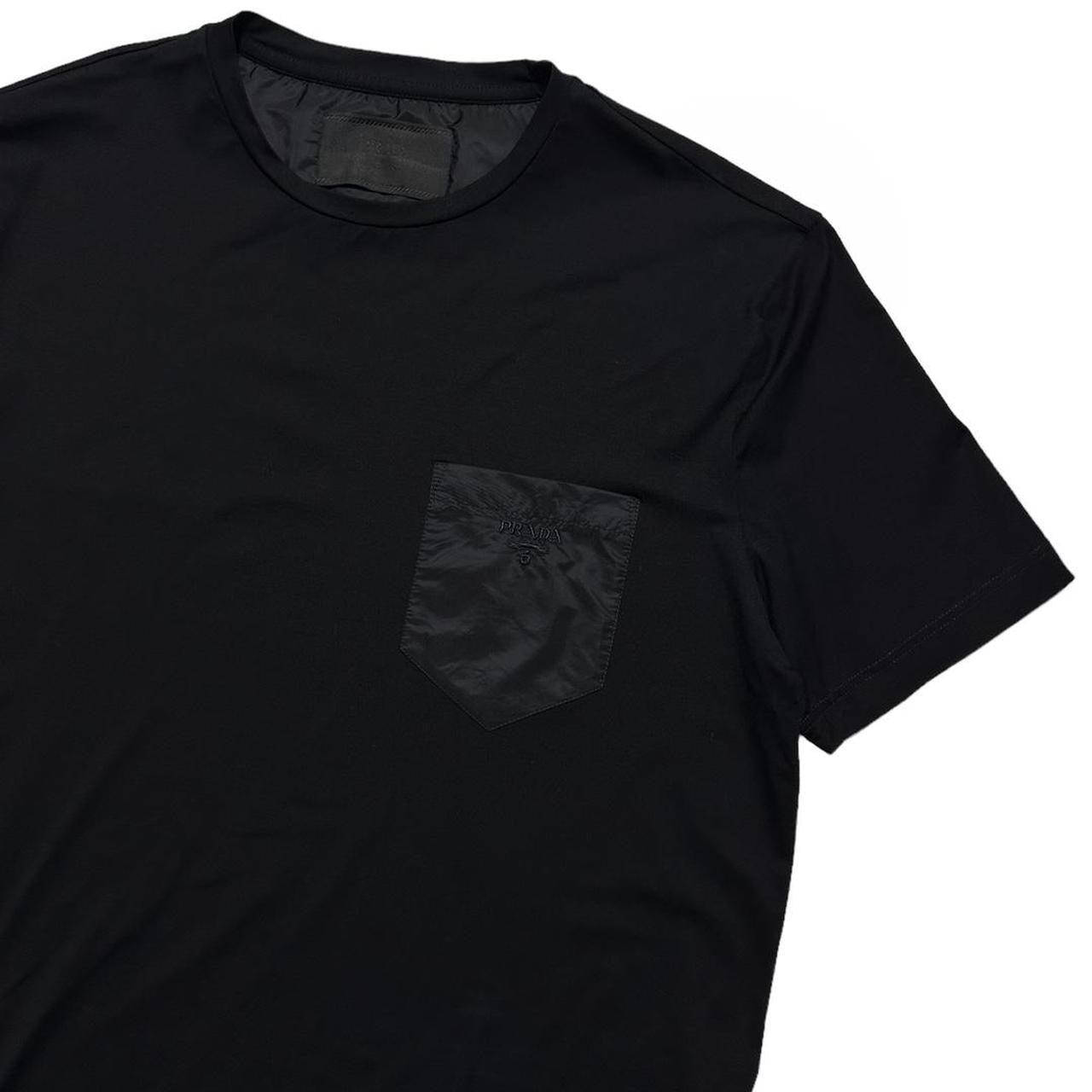 Prada Black Side Logo T-Shirt - Known Source