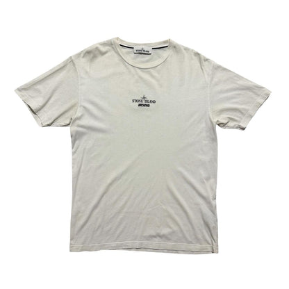 Stone Island Archivo Tela Stella T-Shirt | Large, Off-White