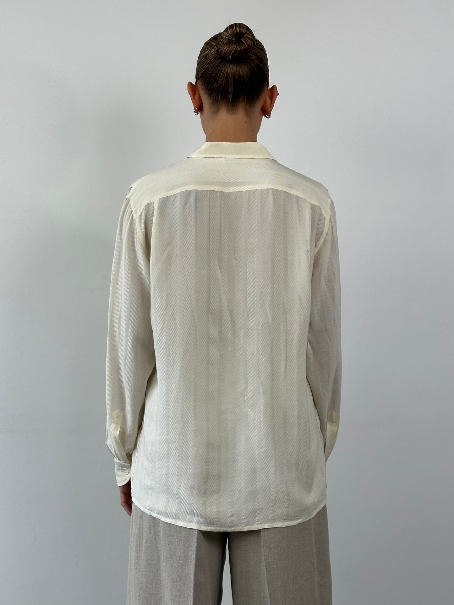 Vintage Pure Silk Polo Shirt - L/XL