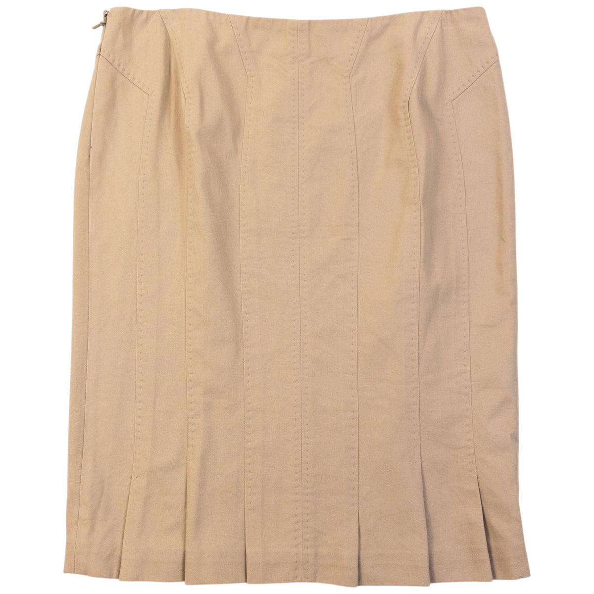 Vintage 2000s Gucci Pleated Skirt Womens Size W30 | W30, Beige