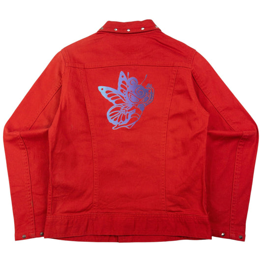 Vintage Hysteric Glamour Studded Fairy Denim Jacket Womens Size XS