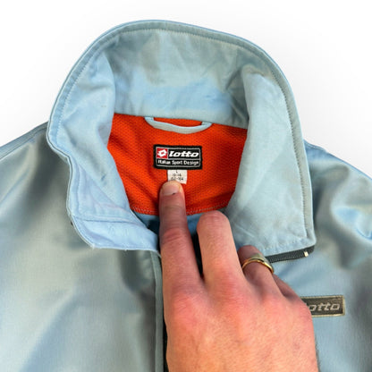 1990's Lotto Expandable Sleeve Track Jacket (S) | Small, Blue