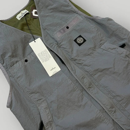 Stone Island S.I.PA/PL Seersucker-TC Waistcoat Gilet L