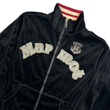 Marmot Velour Zip Up Sweatshirt In Black ( S )