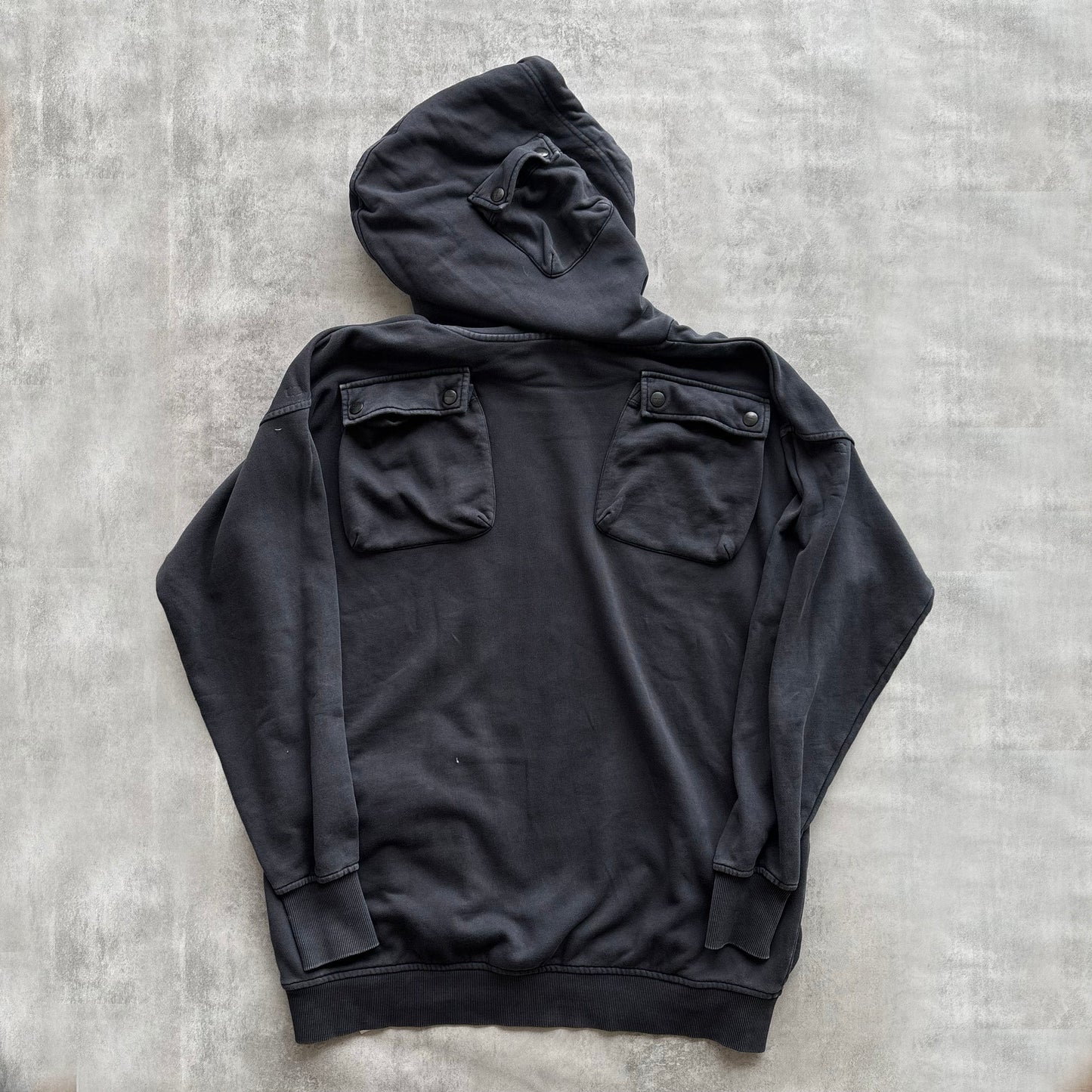 DIESEL UTILITY HOODIE | O/S, Charcoal
