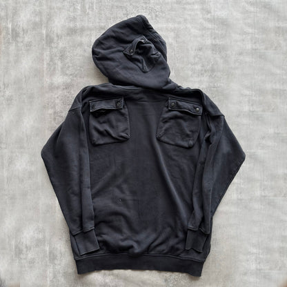 DIESEL UTILITY HOODIE | O/S, Charcoal