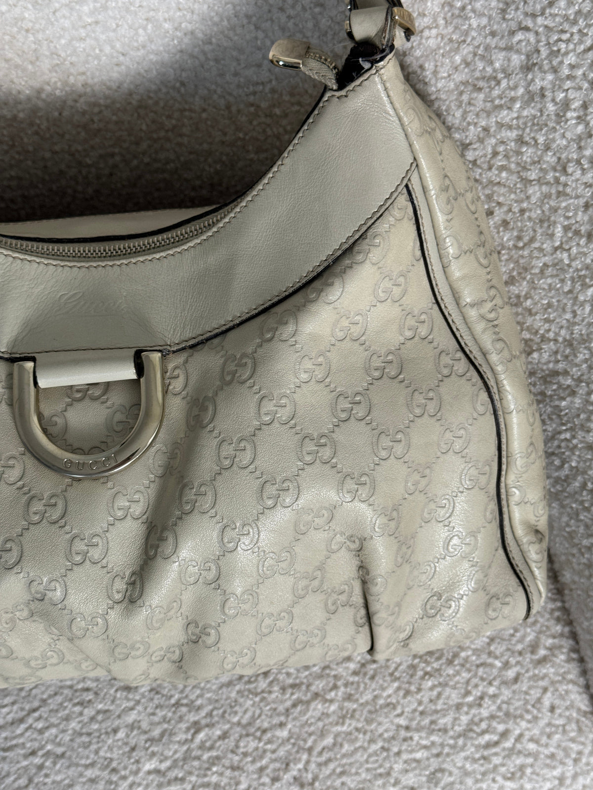2000s Gucci Guccissima Large D-Ring Shoulder Bag | O/S, Multicoloured