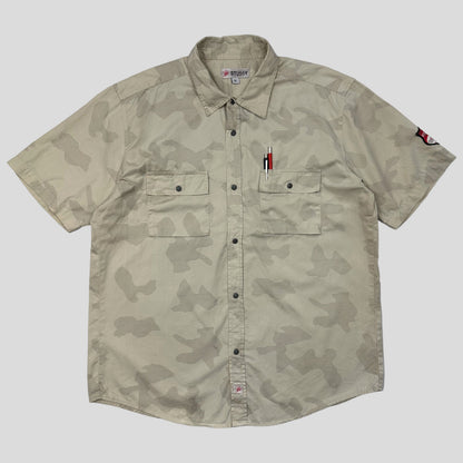 Stussy 90’s Shutter Camo Utility Shirt - L/XL | XL, Tan