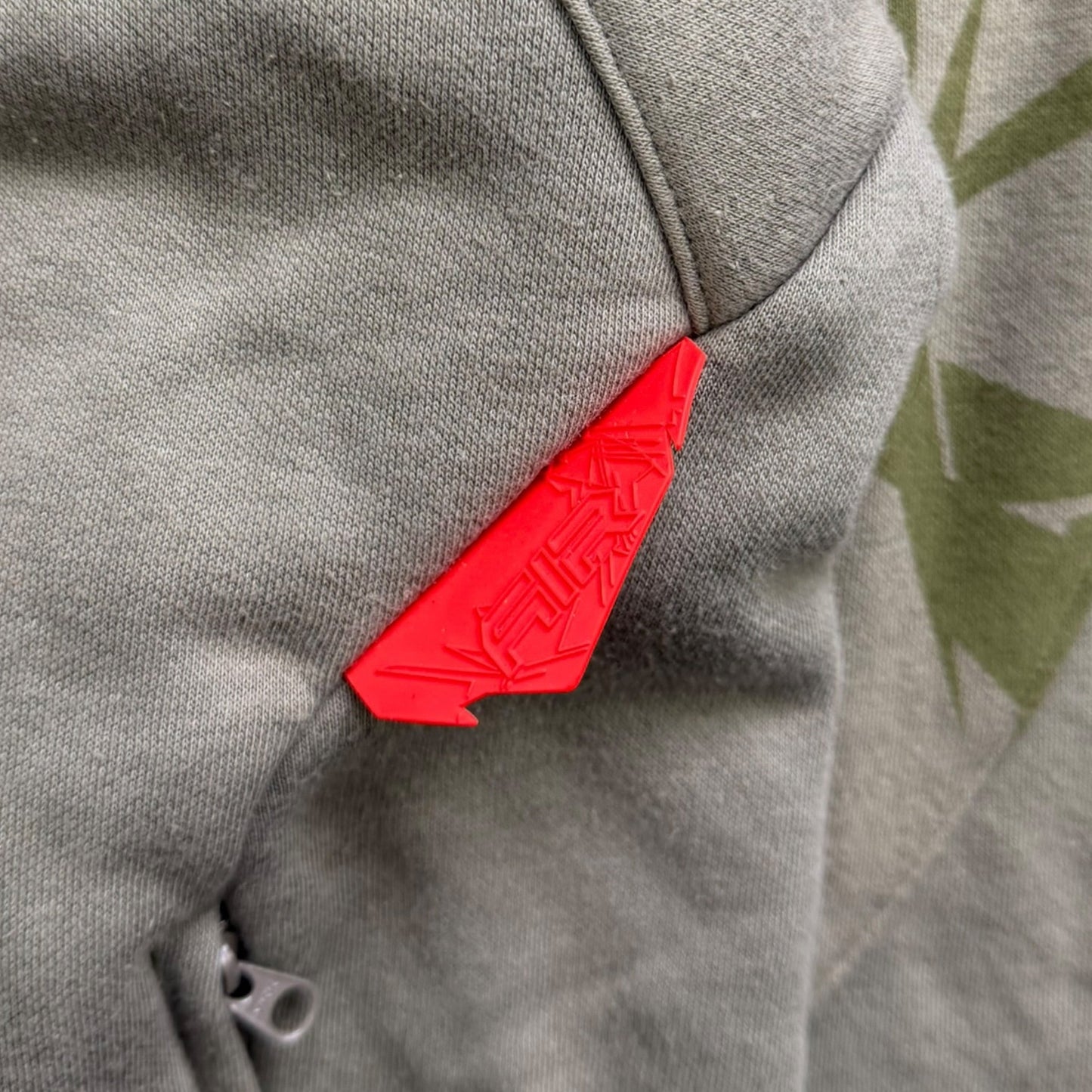2000's Nike Air Max Full Zip Face Mask Hoodie (M) | Default Title, Green