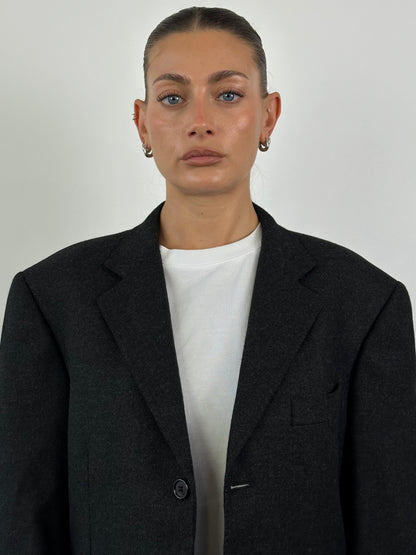 Loro Piana Wool Cashmere Single Breasted Blazer - 40R/L