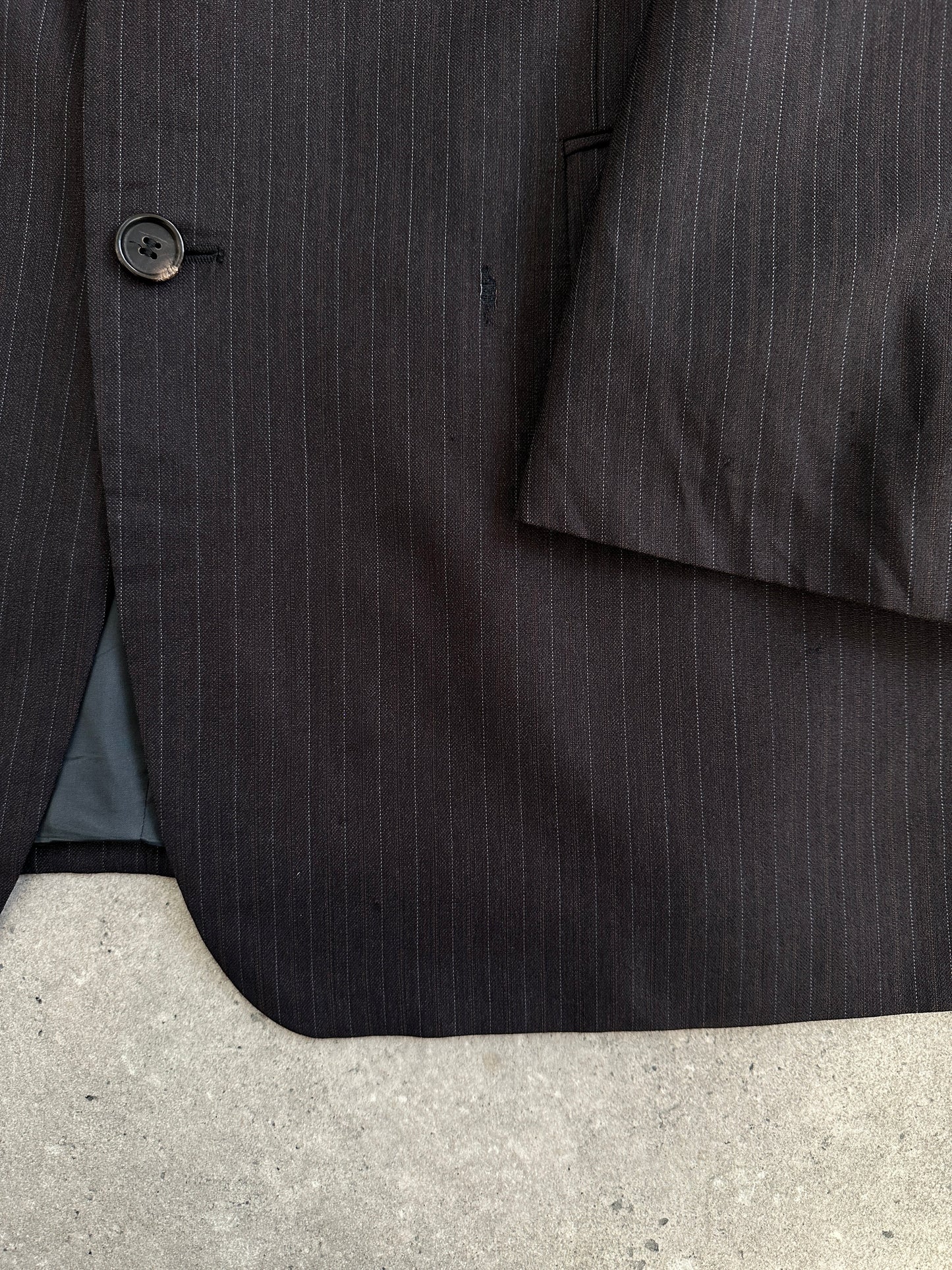 Hugo Boss x Loro Piana Striped Pure Wool Single Breasted Blazer - M/L