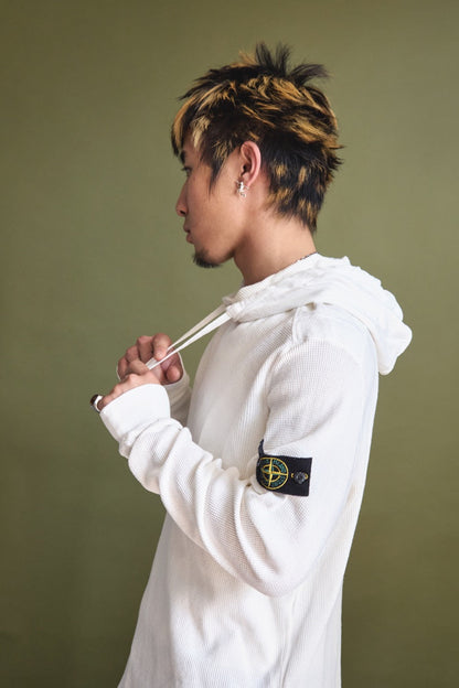 AW2014 Stone Island Grid Weave Hoodie