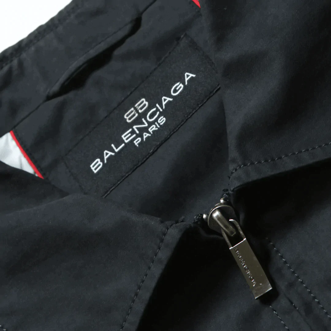 BALENCIAGA NAVY HARRINGTON JACKET  (S)