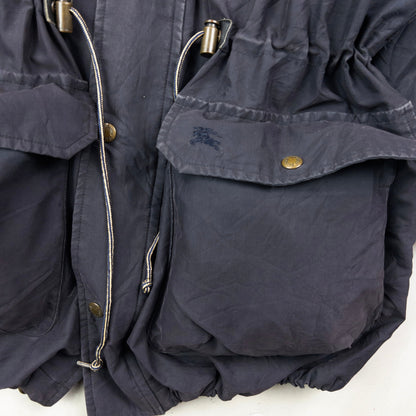 Vintage 90s Burberry Zip Up Jacket Size M | Medium, Multicoloured