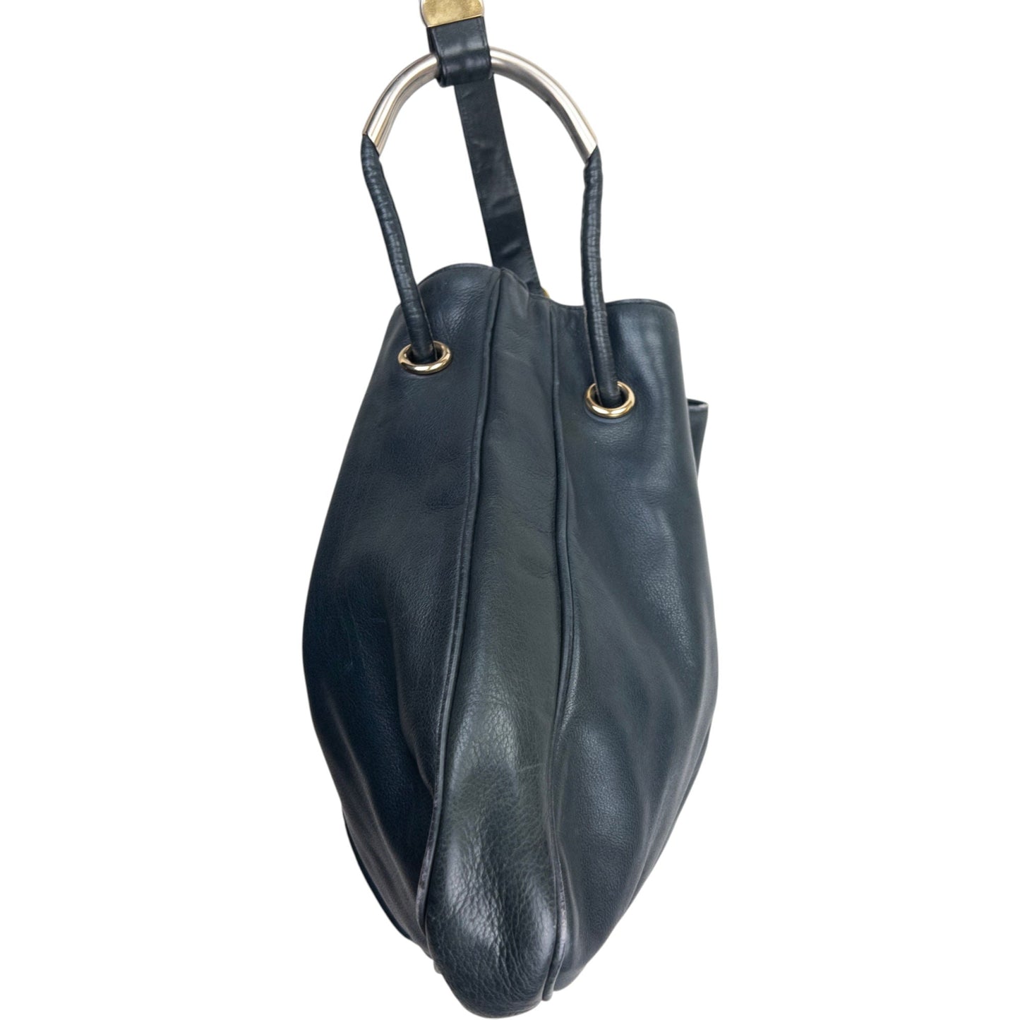 Vintage Gucci Leather Bucket Bag