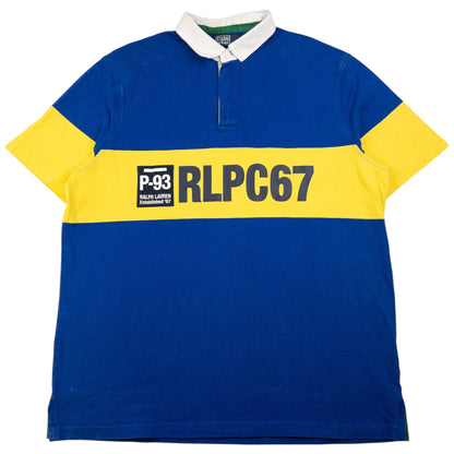 Vintage Polo Ralph Lauren P-93 RLPC67 Q Zip Polo Shirt Size XL
