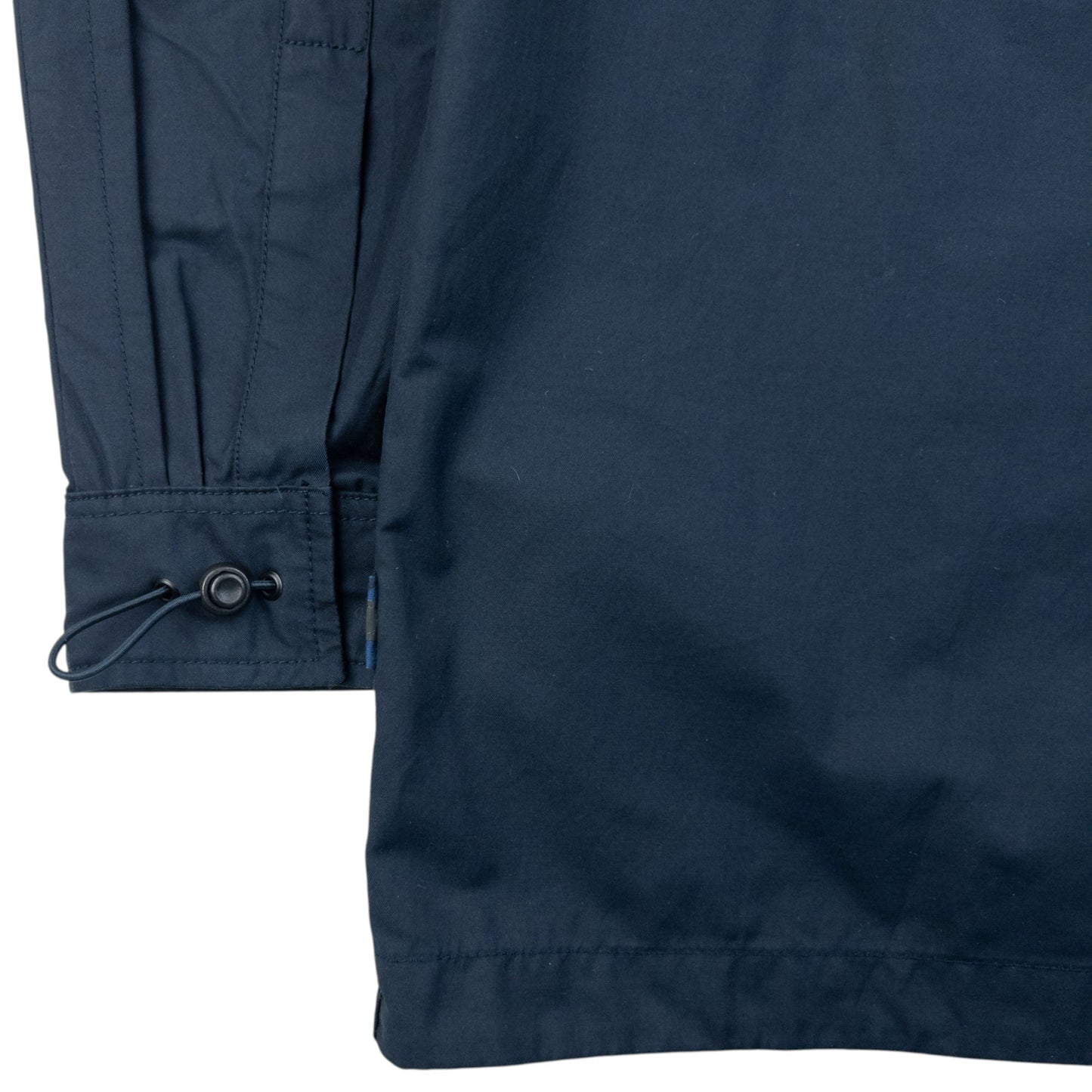 Vintage 2000s Maharishi Asymmetric Elastic Sleeve Button Up Shirt Size M | Medium, Navy