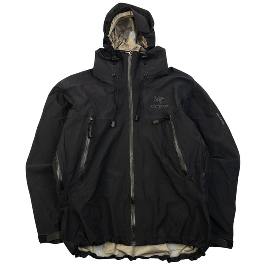 Vintage 2000s Arcteryx Beta AR Goretex XCR Zip Up Jacket Womens Size M | Medium, Black