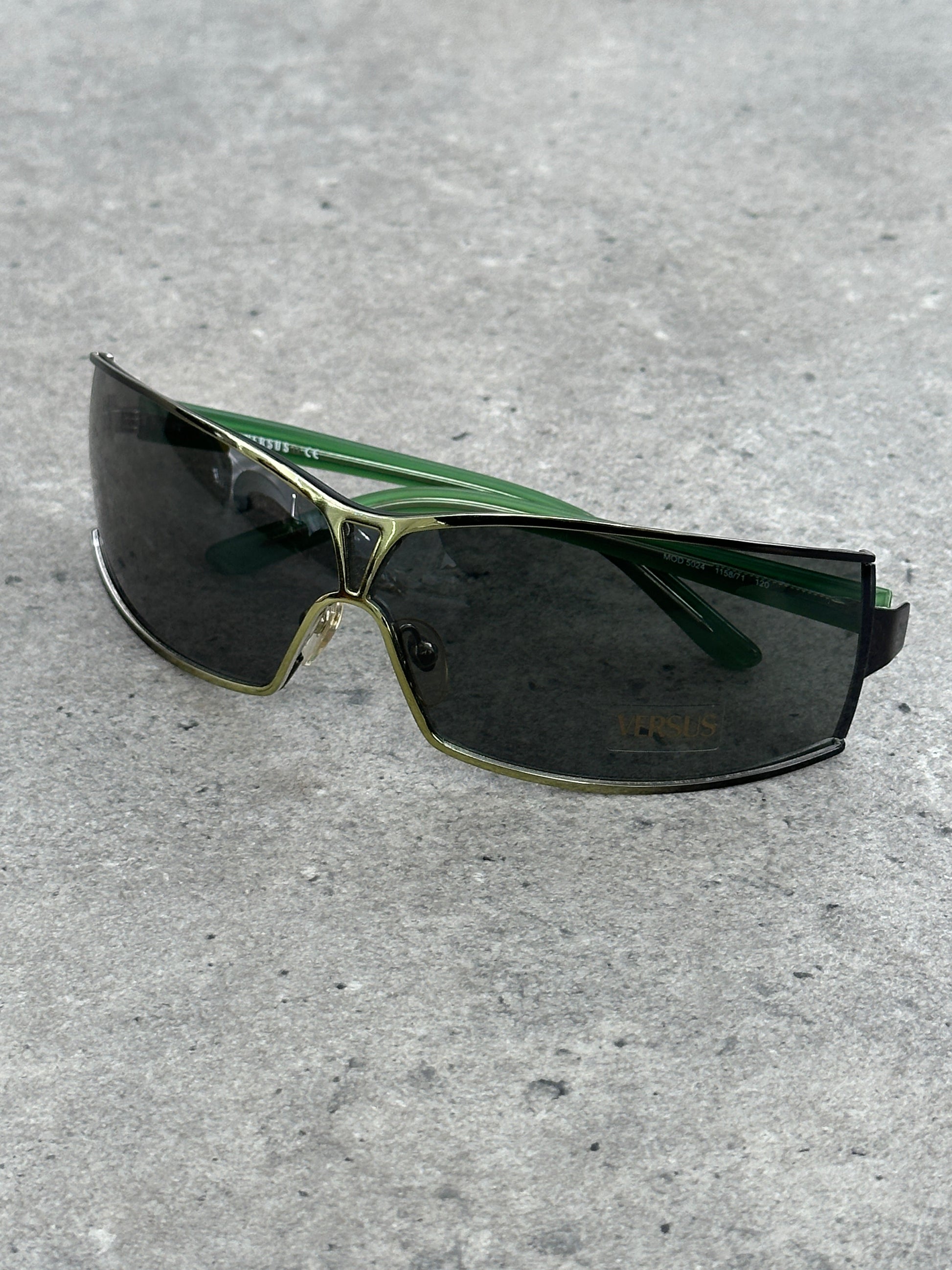 Versave Versus 2000s Semi Rimless Logo Sunglasses
