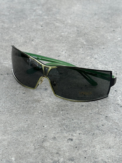 Versave Versus 2000s Semi Rimless Logo Sunglasses