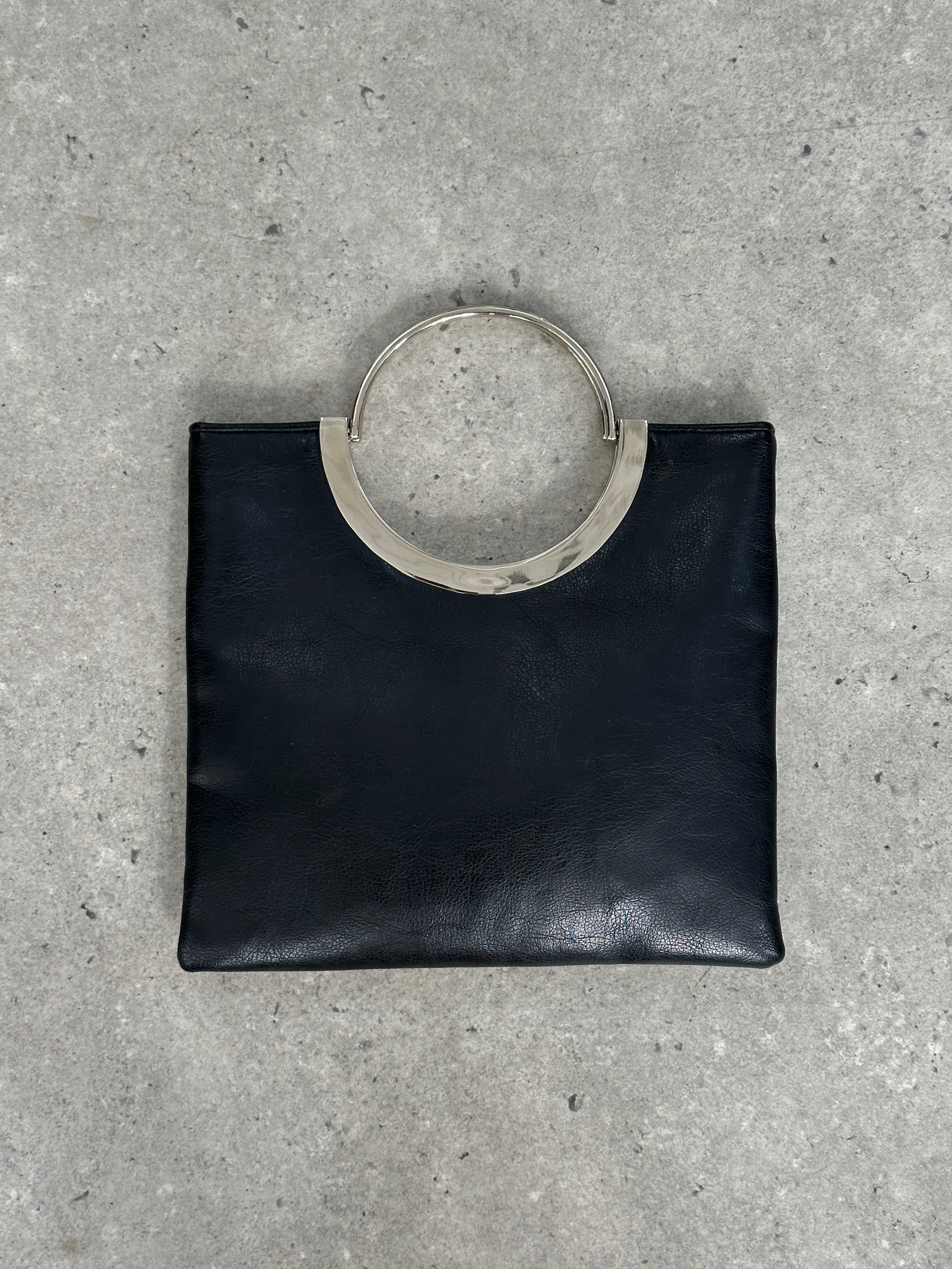 Vintage 1990s Minimal Leather Bag