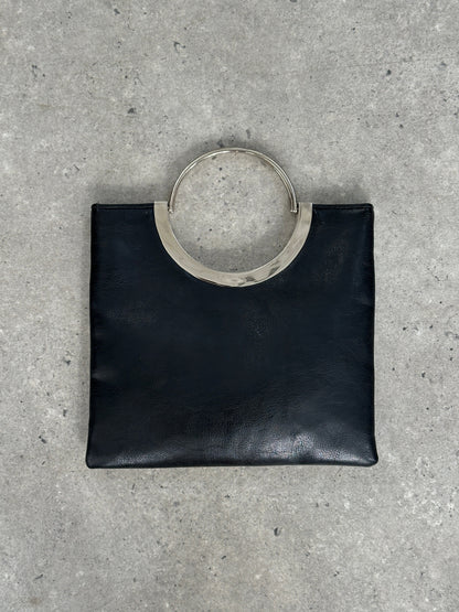 Vintage 1990s Minimal Leather Bag
