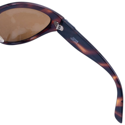 Vintage 90s Gianni Versace Tortoise Shell Sunglasses | O/S, Brown