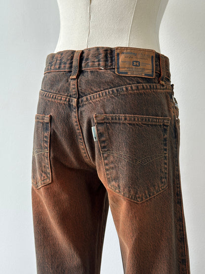 Vintage 2000s Low Waist Flared Denim Jeans - W26