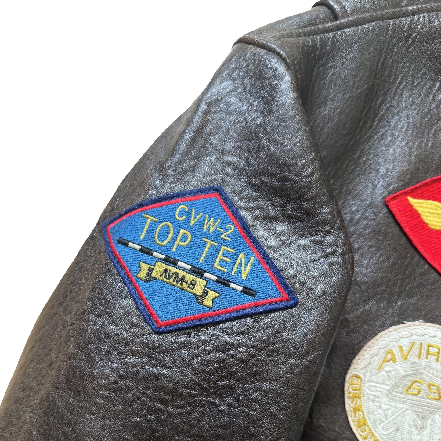 Avirex Top Gun G-1 Flight Jacket - L | Large, Brown