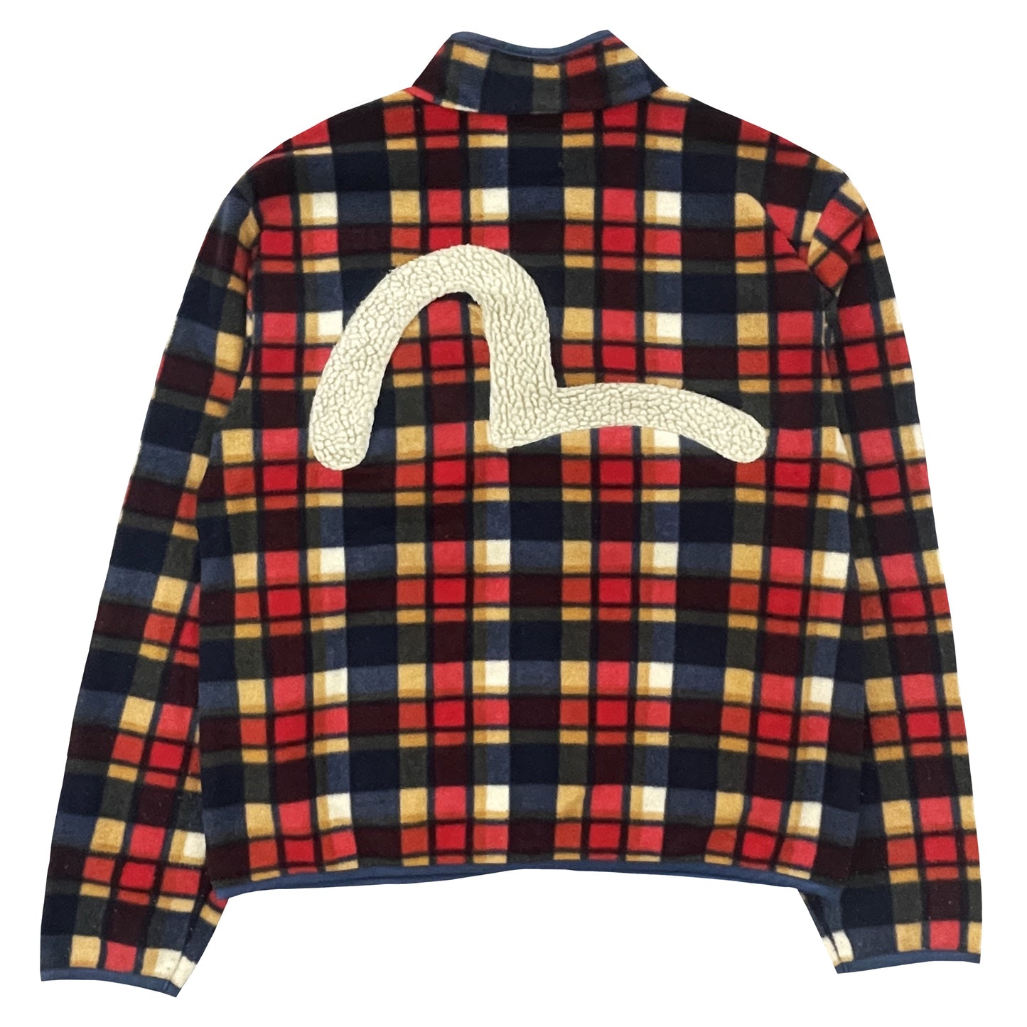 Evisu Tartan Fleece Jacket - L