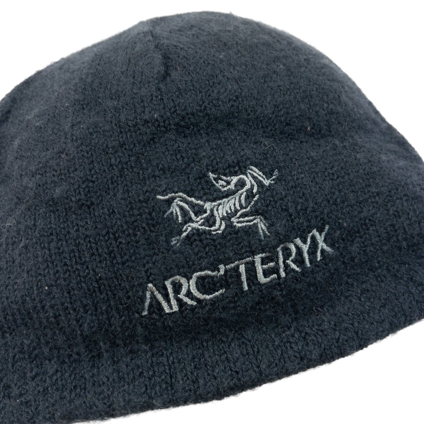 Vintage 2000s Arcteryx Embroidered Wool Beanie Hat | O/S, Navy