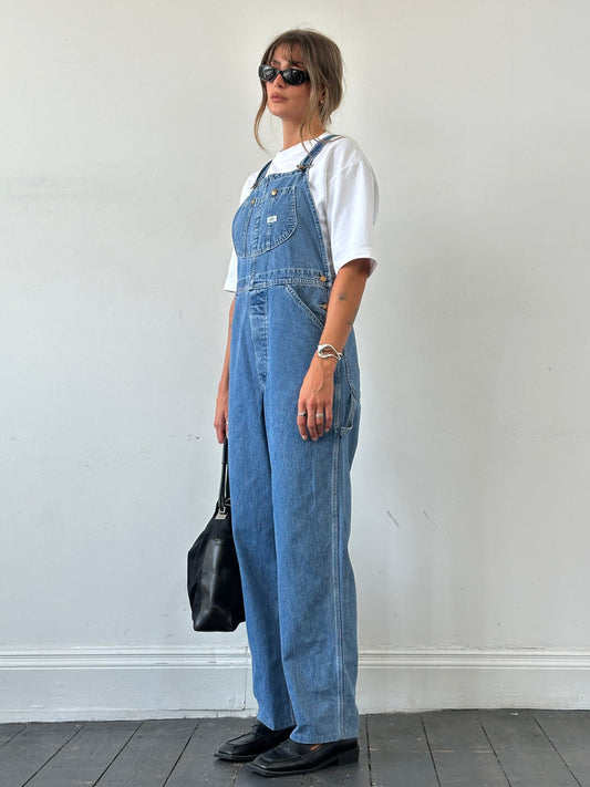 Lee Pure Cotton Denim Dungarees - M