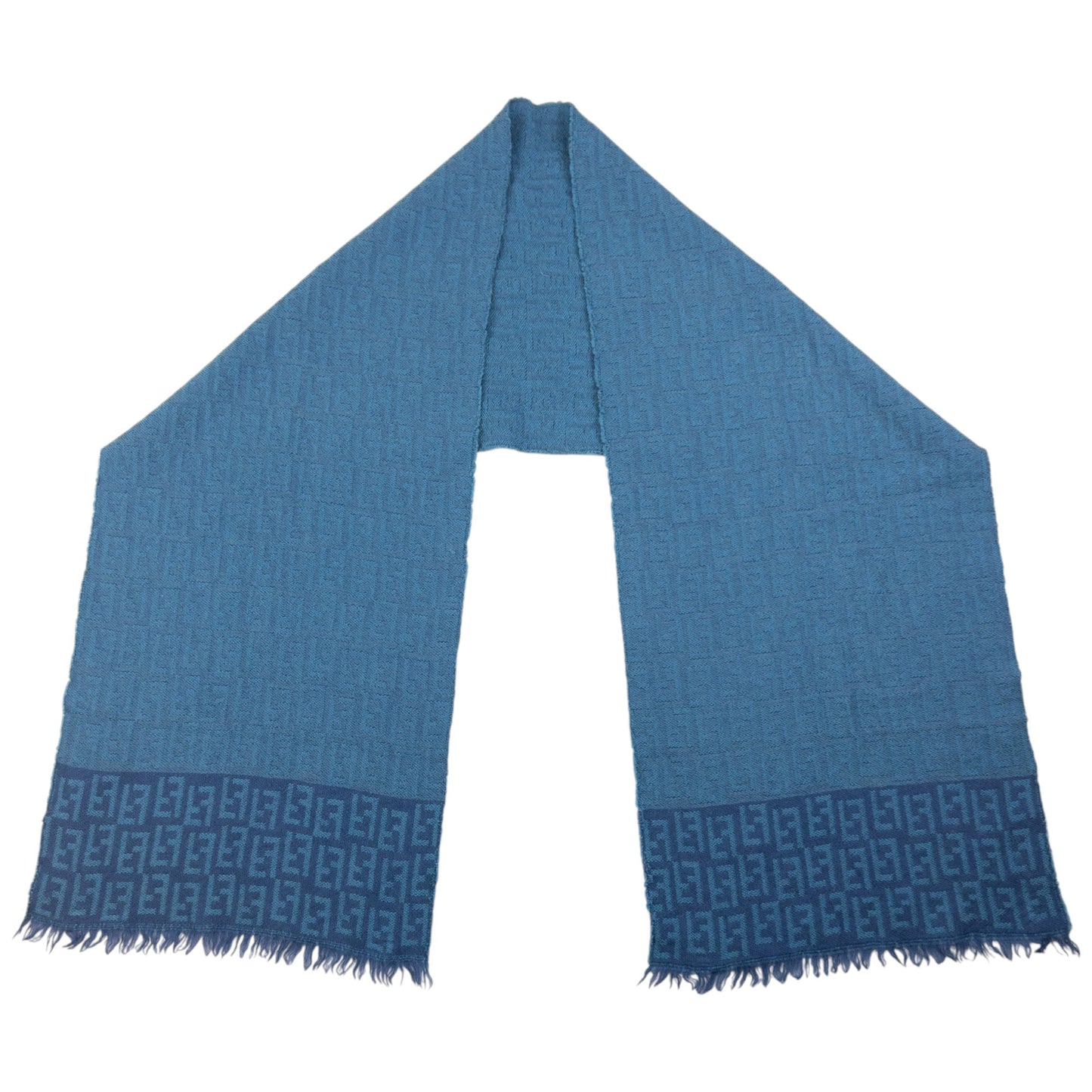 Vintage Fendi Monogram Wool Scarf