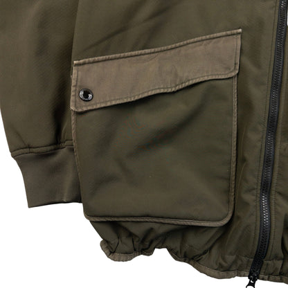 CP Company Fleece Lined Shell Jacket Size L | Large, Green
