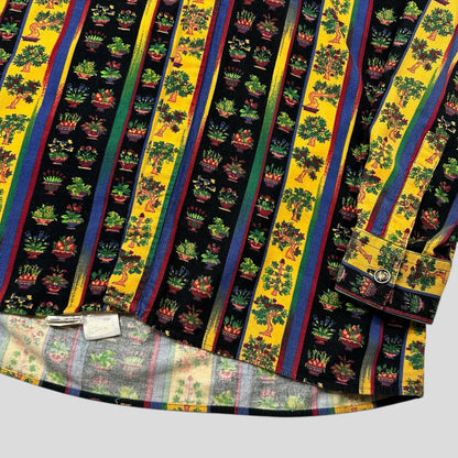 Versace Jeans Couture 1990’s Bonsai Plants Corduroy Shirt - M (L/XL)