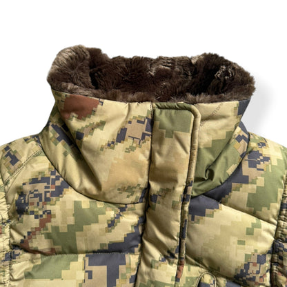 2000's Maharishi Digi Camo Asymmetric Zip Gilet (S) | Small, Brown