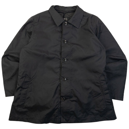 Vintage 2000s Yohji Yamamoto Layered Button Up Jacket Size S | Small, Black