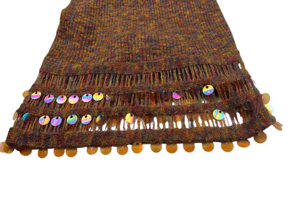 Christian Lacroix Bazar knit sequin skirt