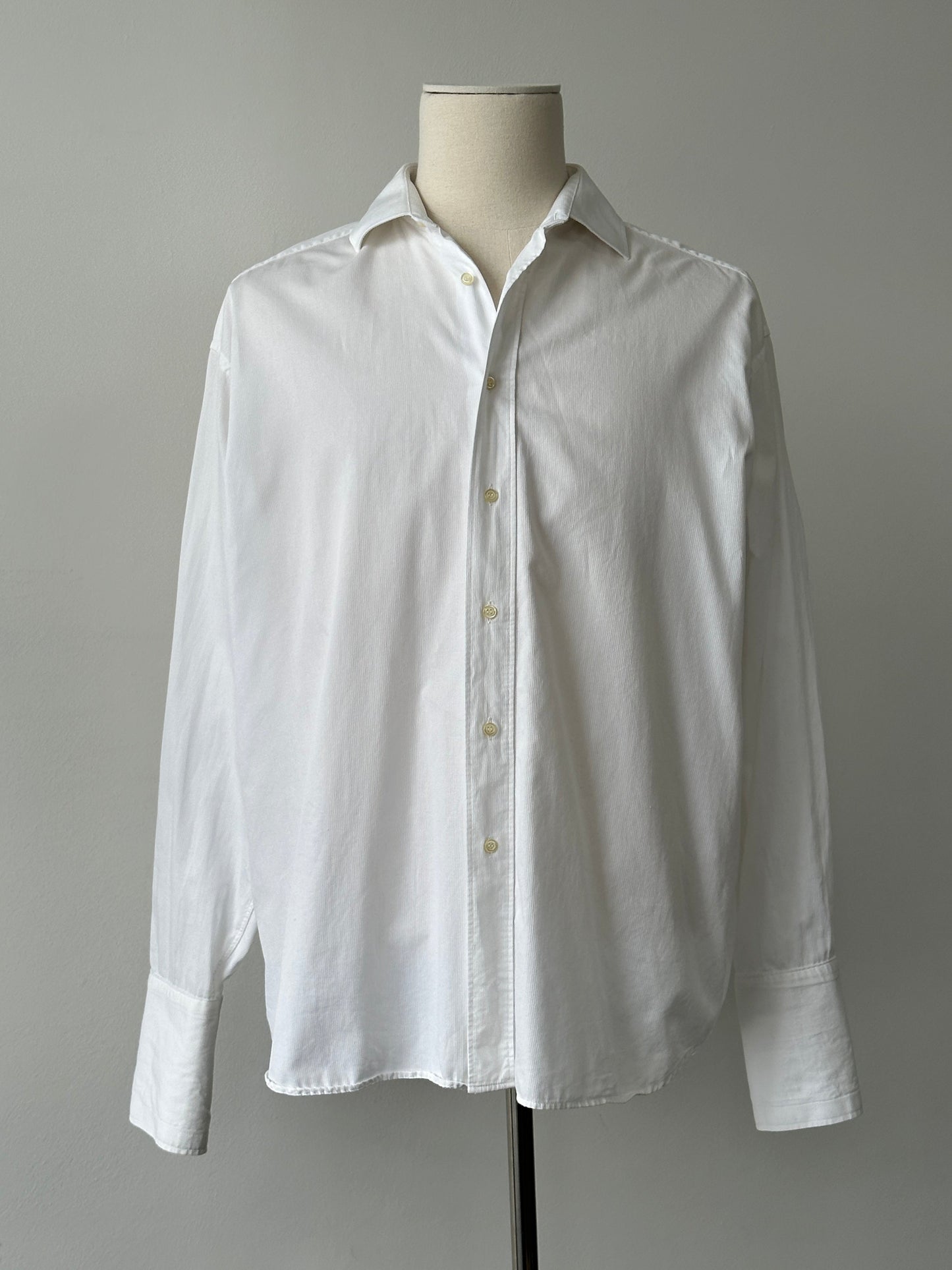 Christian Dior Monsieur 1990s Pure Cotton Dress Shirt - XL