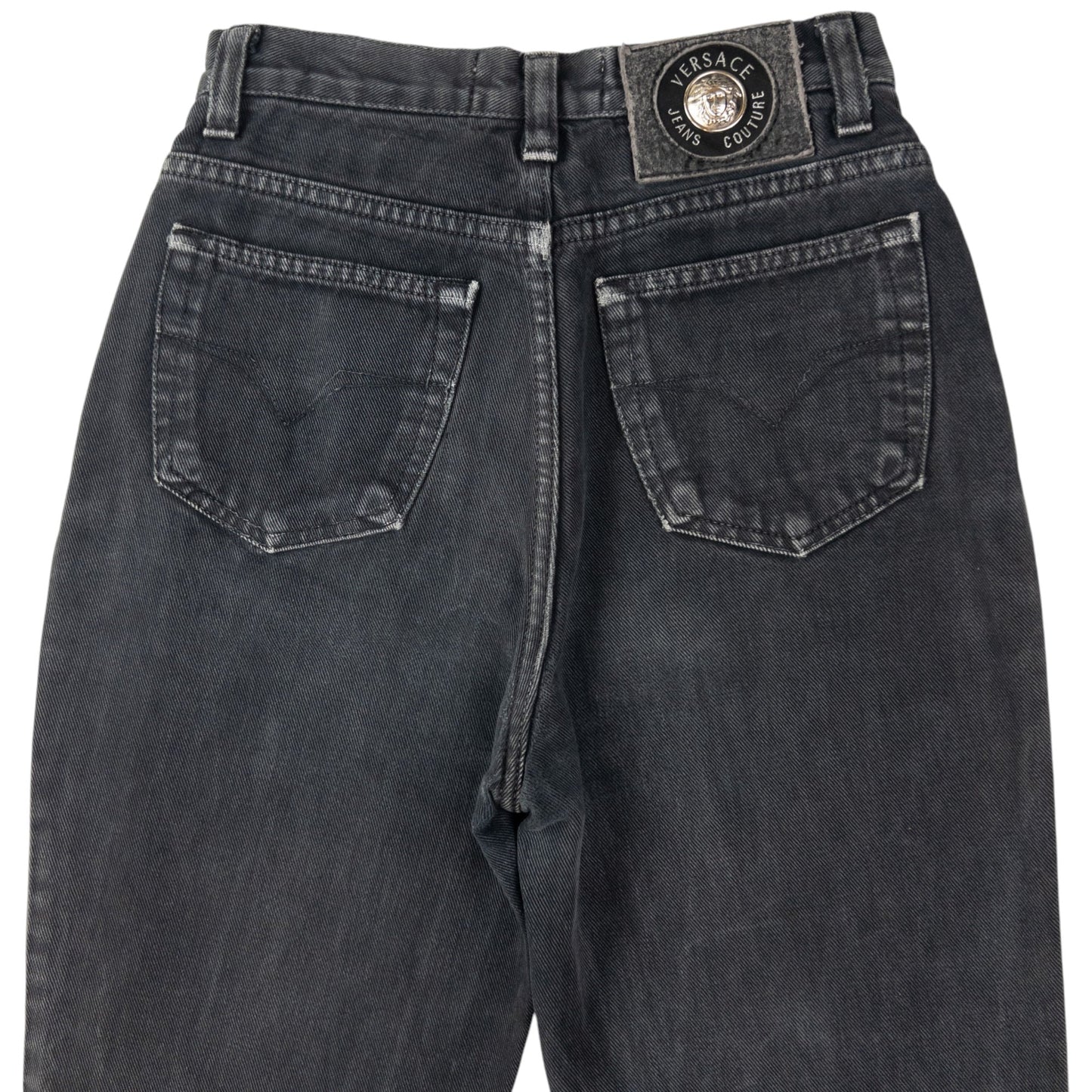 Vintage Versace Jeans Couture Denim High Waisted Jeans Womens Size W24