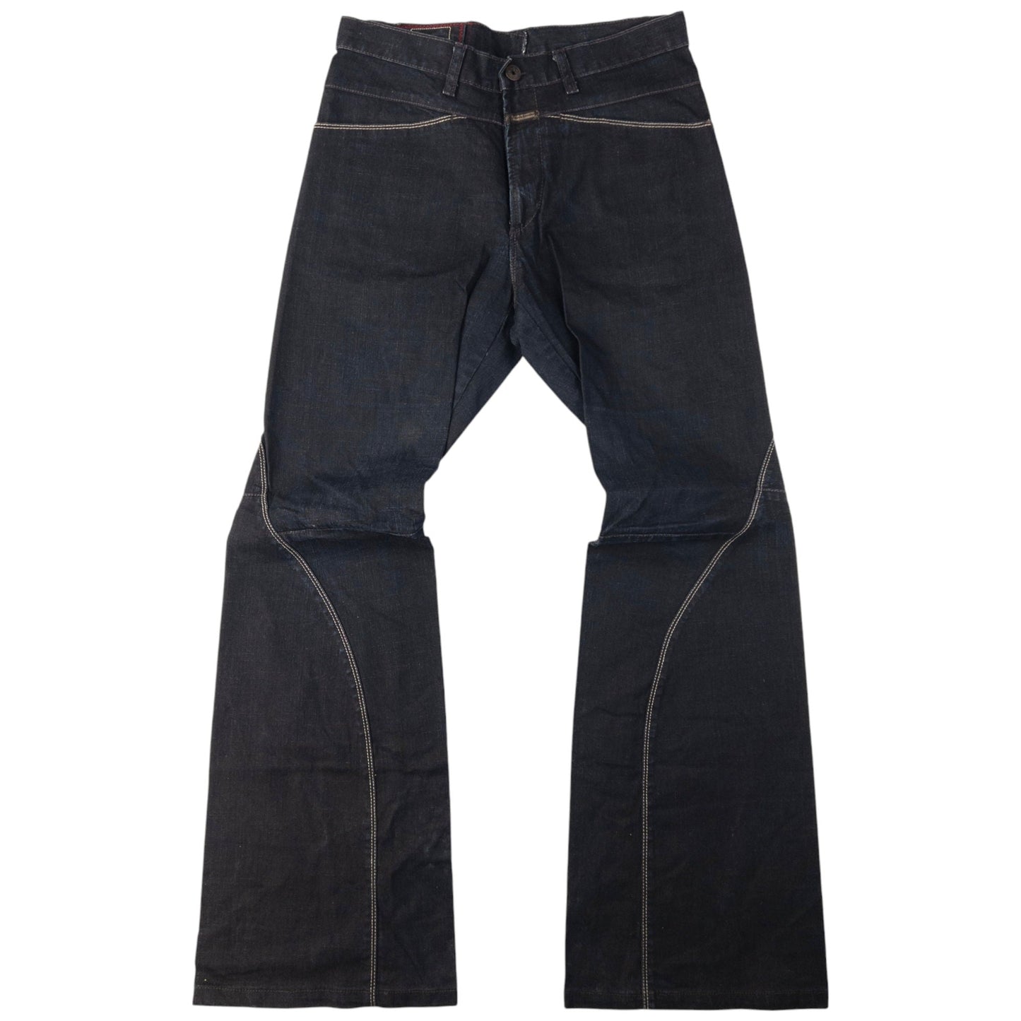 Vintage Marithe + Francois Girbaud Flared Denim Jeans Size W29