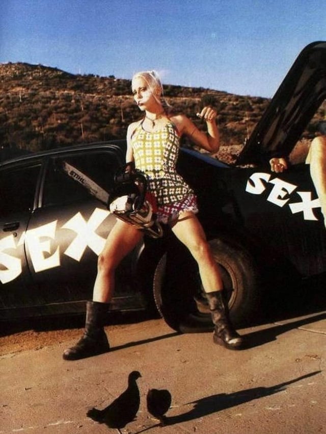 Tank Girl 1995 steel toe cap boots, film memorabilia | BLACK, Tan