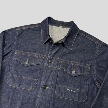 Stone Island 00’s Denims Logo Trucker Jacket - L/XL